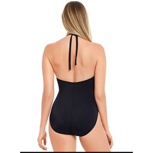 NWT Magicsuit BLACK Solids Angela One-Piece Swimsuit sz 14 - Picture 2 of 7